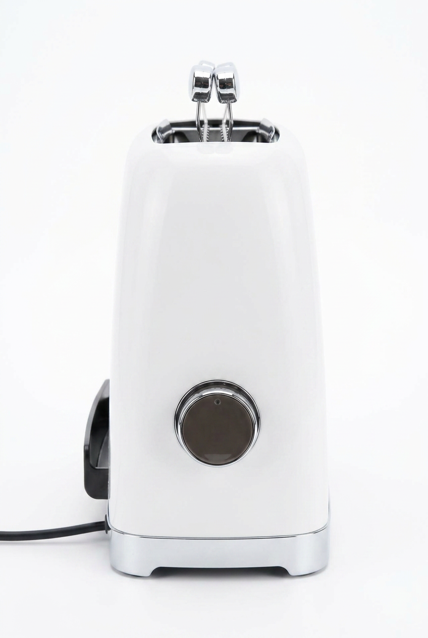 White VGrill vertical indoor grill – side view